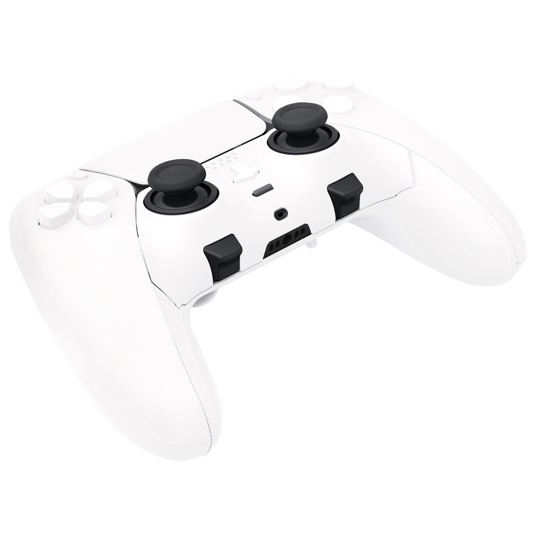 eXtremeRate Replacement Full Set Shells with Buttons Compatible with PS5 Edge Controller - White eXtremeRate
