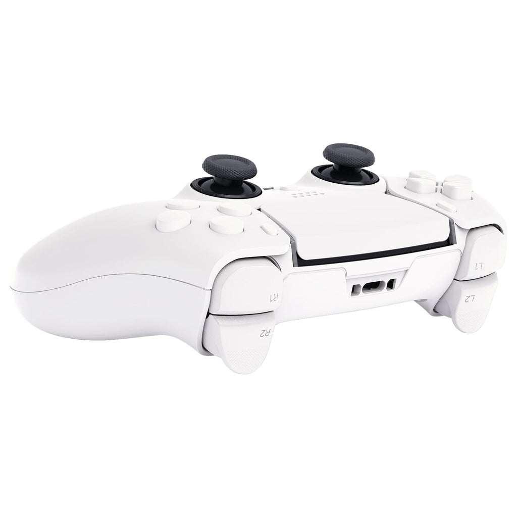 eXtremeRate Replacement Full Set Shells with Buttons Compatible with PS5 Edge Controller - White eXtremeRate