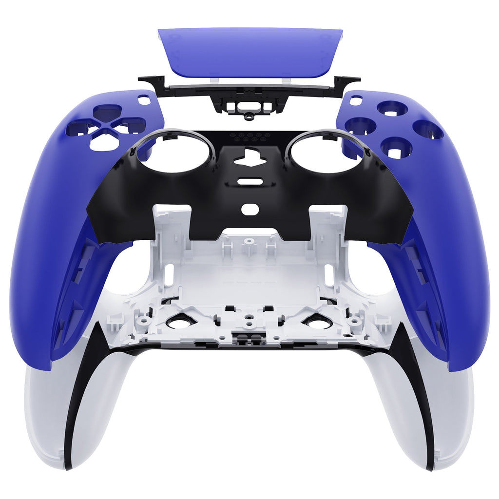 eXtremeRate Replacement Left Right Front Housing Shell with Touchpad Compatible with PS5 Edge Controller - Dream Blue eXtremeRate