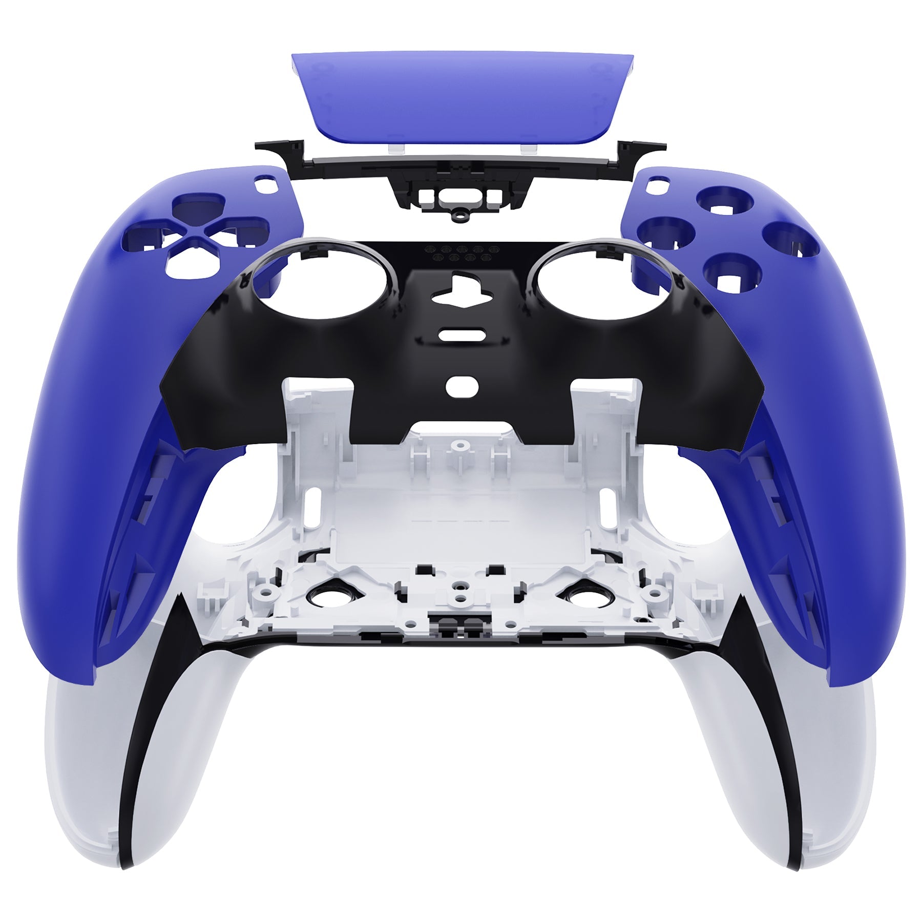 eXtremeRate Replacement Left Right Front Housing Shell with Touchpad Compatible with PS5 Edge Controller - Dream Blue eXtremeRate
