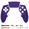 eXtremeRate Replacement Left Right Front Housing Shell with Touchpad Compatible with PS5 Edge Controller - Purple eXtremeRate