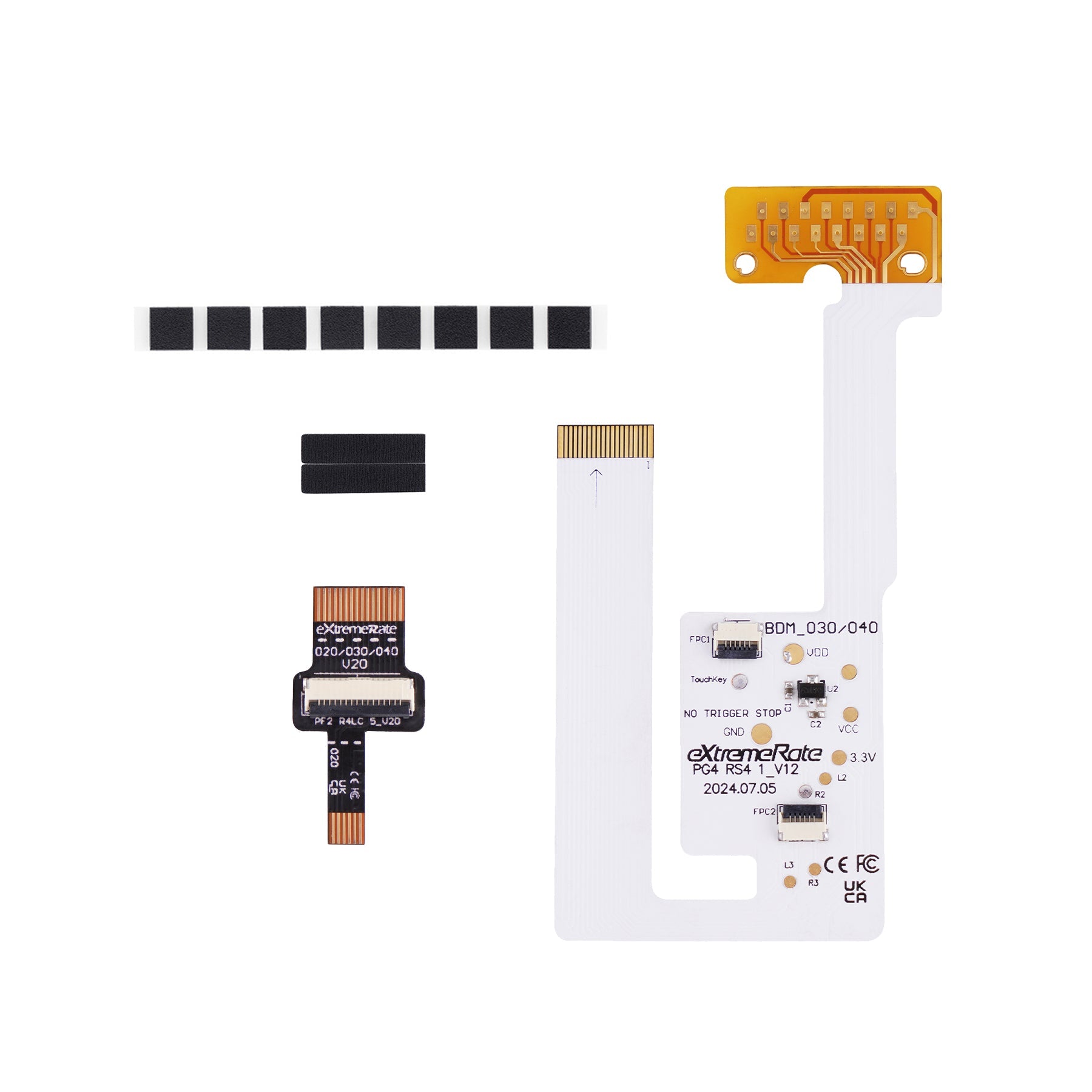 eXtremeRate Replacement Main FPC Ribbon Cable & Custom DIY Tape for eXtremeRate Rise V3 & RISE4 V3 Remap kit for PS5 Controller BDM-030/040/050 eXtremeRate