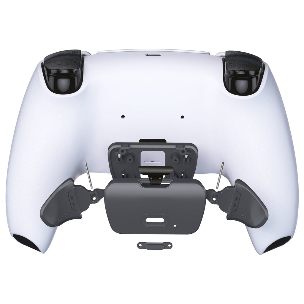 eXtremeRate Replacement Redesigned K1 K2 Back Buttons for eXtremerate RISE Remap Kit, Compatible with PS5 Controller - Classic Gray eXtremeRate