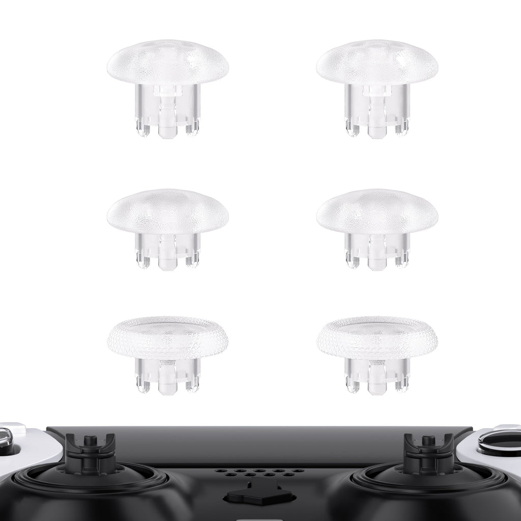 eXtremeRate Replacement Swappable Thumbsticks for PS5 Edge Controller - Clear eXtremeRate