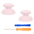 eXtremeRate Replacement Thumbsticks Analog Stick Joystick Compatible with PS5 & PS4 All Model Controller - Cherry Blossoms Pink eXtremeRate