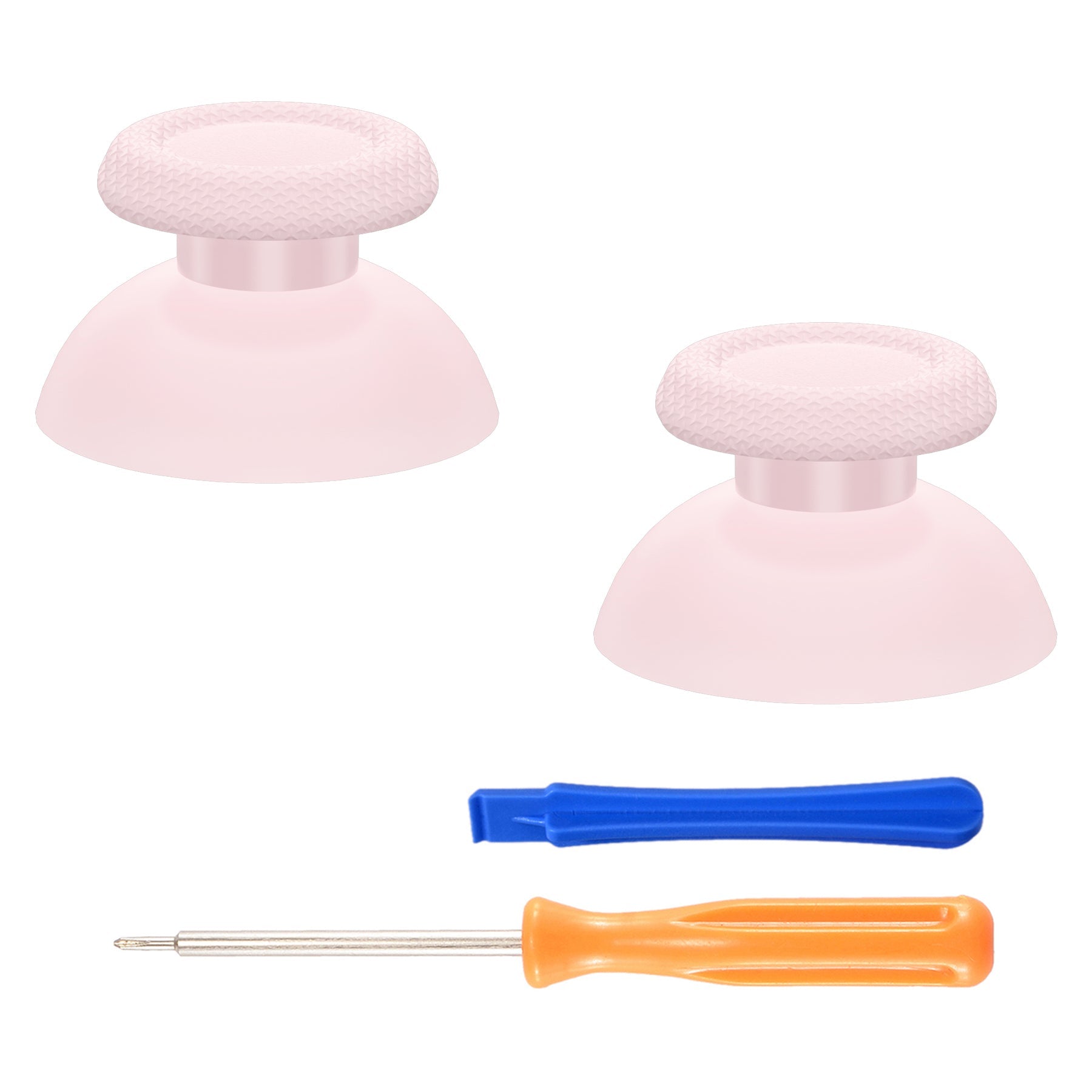 eXtremeRate Replacement Thumbsticks Analog Stick Joystick Compatible with PS5 & PS4 All Model Controller - Cherry Blossoms Pink eXtremeRate