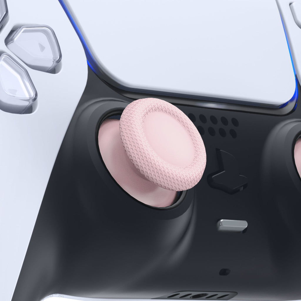 eXtremeRate Replacement Thumbsticks Analog Stick Joystick Compatible with PS5 & PS4 All Model Controller - Cherry Blossoms Pink eXtremeRate