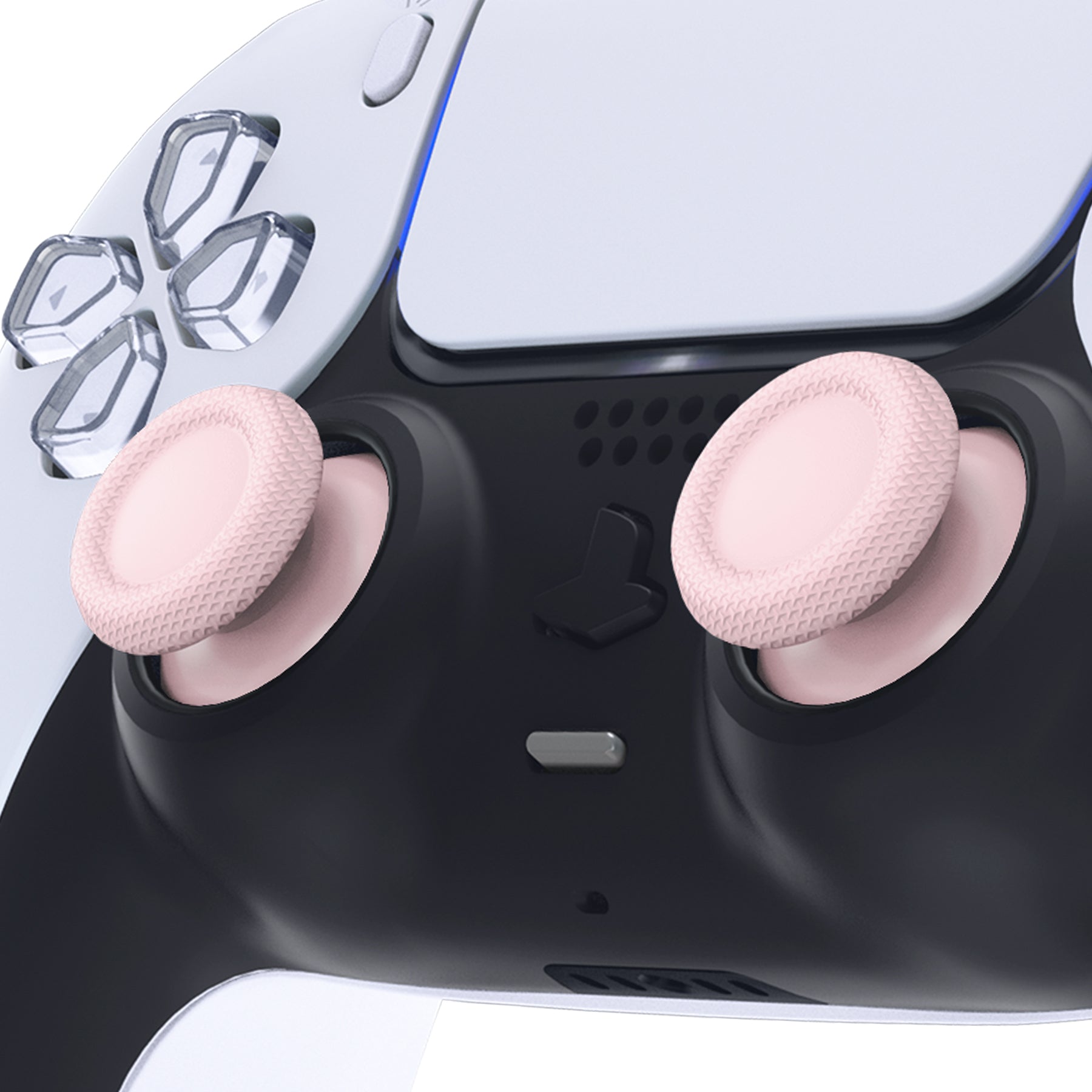 eXtremeRate Replacement Thumbsticks Analog Stick Joystick Compatible with PS5 & PS4 All Model Controller - Cherry Blossoms Pink eXtremeRate