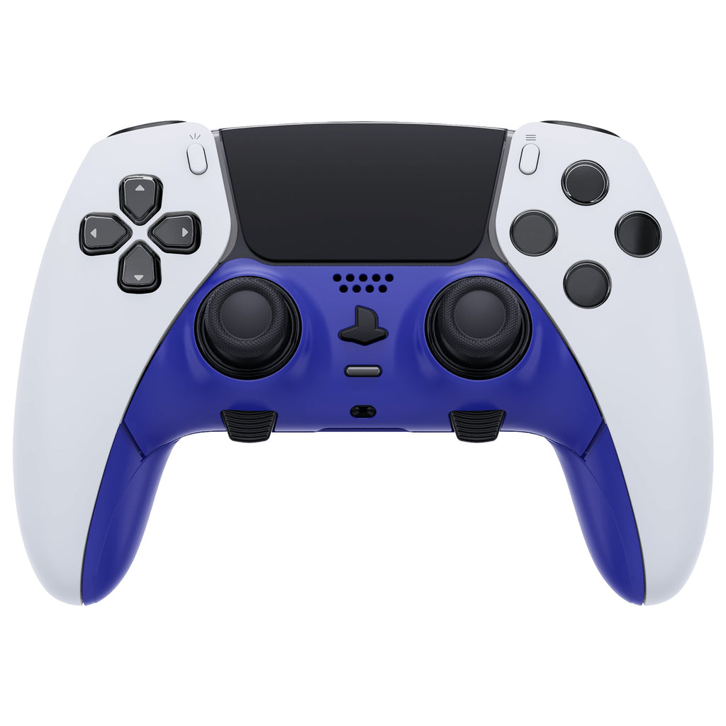 eXtremeRate Replacement Top Bottom Decorative Trim Shell Compatible with PS5 Edge Controller - Dream Blue eXtremeRate
