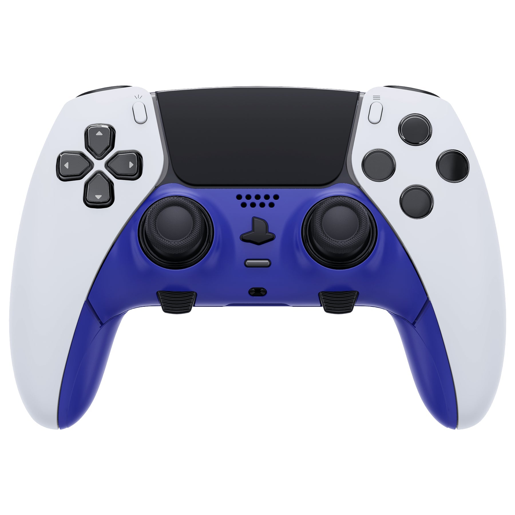 eXtremeRate Replacement Top Bottom Decorative Trim Shell Compatible with PS5 Edge Controller - Dream Blue eXtremeRate