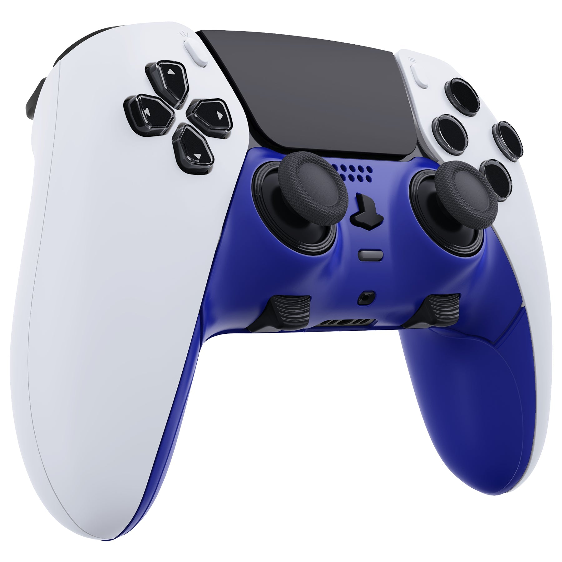 eXtremeRate Replacement Top Bottom Decorative Trim Shell Compatible with PS5 Edge Controller - Dream Blue eXtremeRate