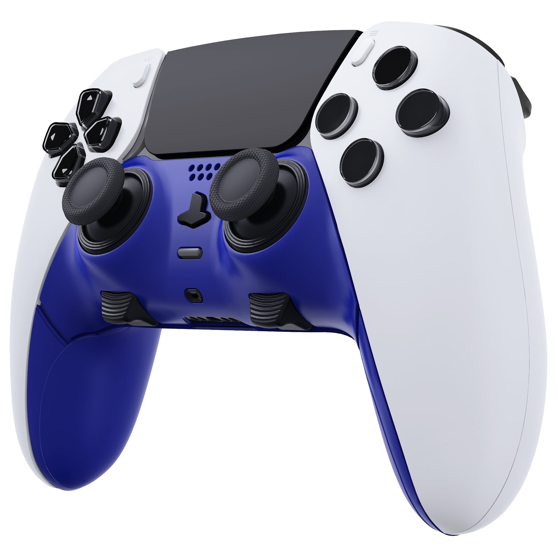 eXtremeRate Replacement Top Bottom Decorative Trim Shell Compatible with PS5 Edge Controller - Dream Blue eXtremeRate