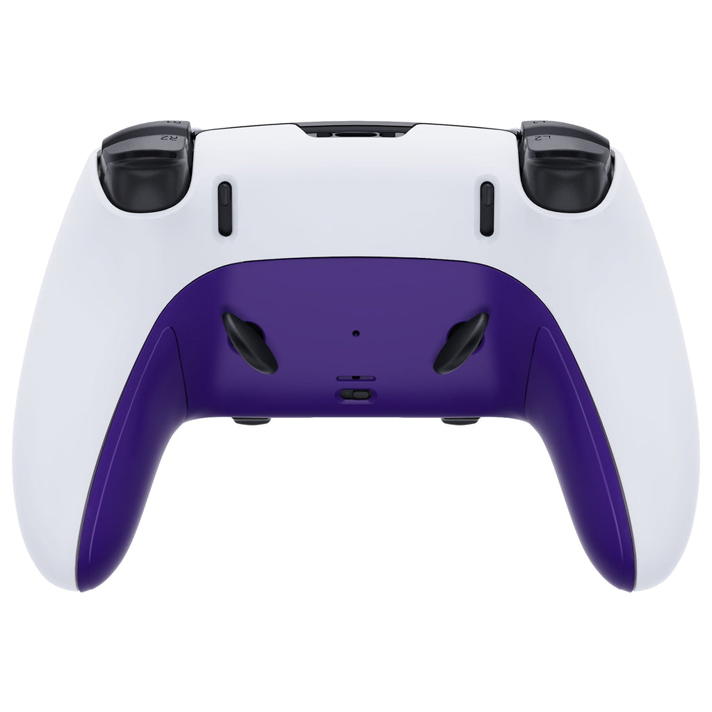 eXtremeRate Replacement Top Bottom Decorative Trim Shell Compatible with PS5 Edge Controller - Purple eXtremeRate