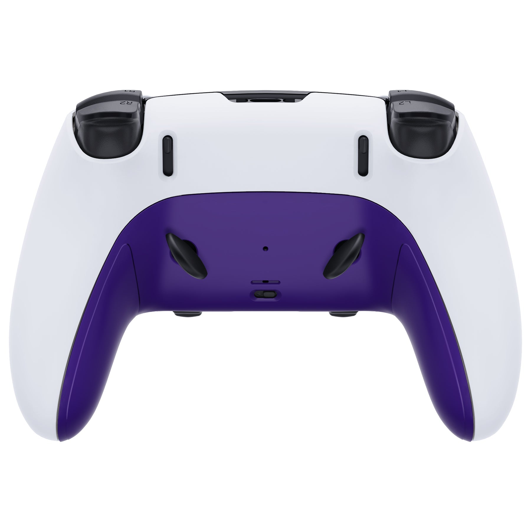 eXtremeRate Replacement Top Bottom Decorative Trim Shell Compatible with PS5 Edge Controller - Purple eXtremeRate