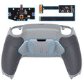 eXtremeRate Remappable RISE4 Remap Kit for PS5 Controller BDM-010/020 - Rubberized Classic Gray eXtremeRate