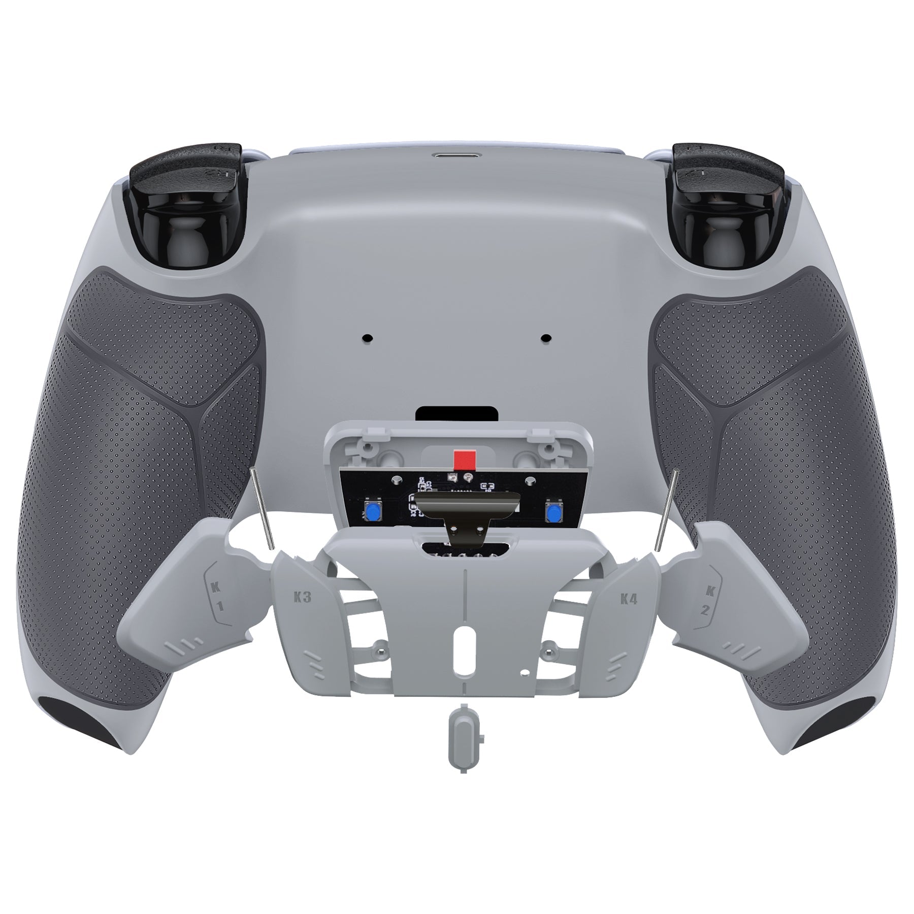 eXtremeRate Remappable RISE4 Remap Kit for PS5 Controller BDM-010/020 - Rubberized Classic Gray eXtremeRate