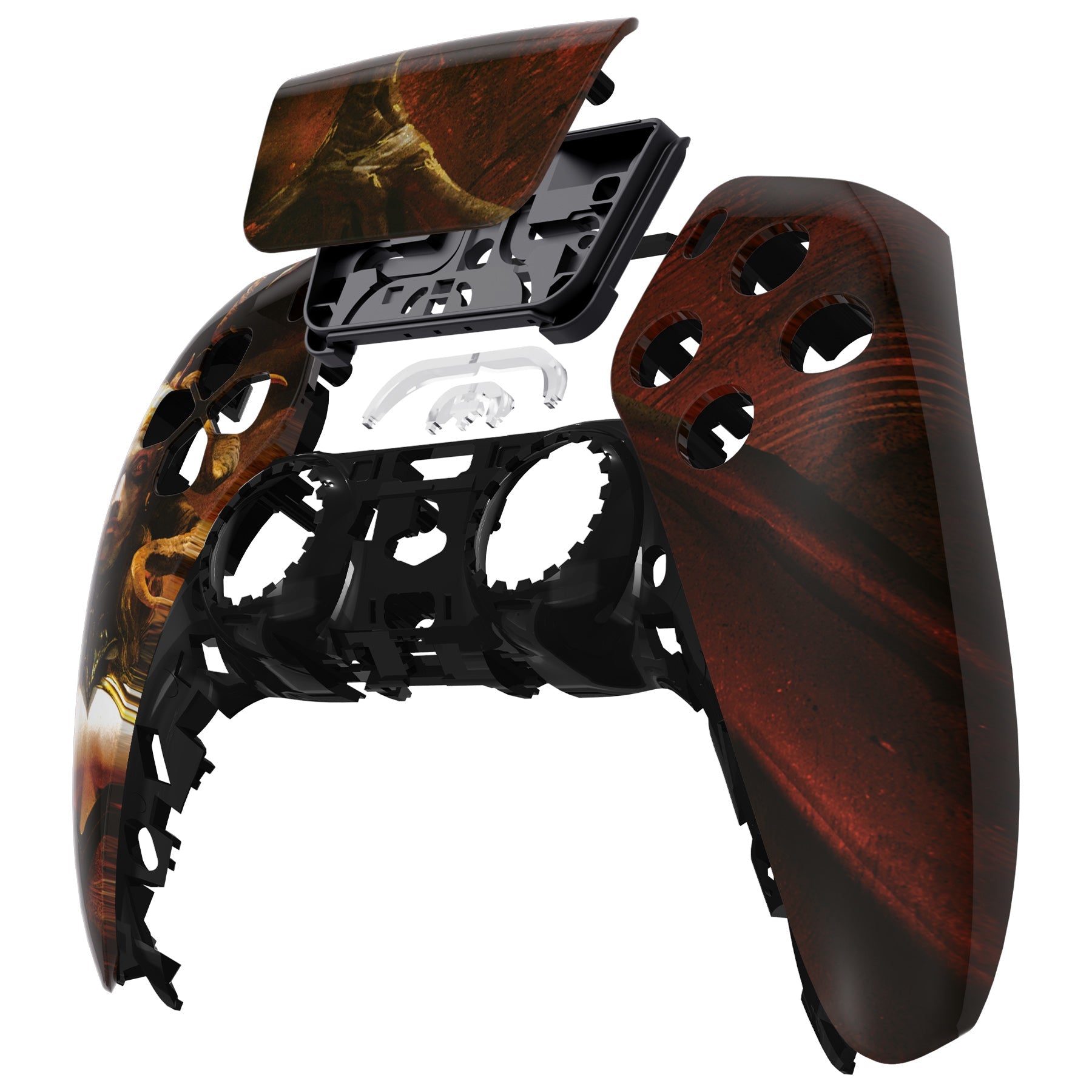 eXtremeRate Replacement Front Housing Shell with Touchpad Compatible with PS5 Controller BDM-010/020/030/040/050 - The Lilith eXtremeRate