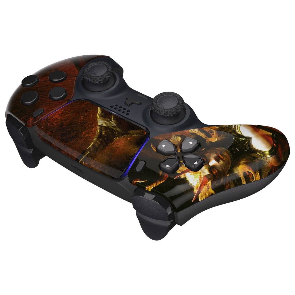 eXtremeRate Replacement Front Housing Shell with Touchpad Compatible with PS5 Controller BDM-010/020/030/040/050 - The Lilith eXtremeRate