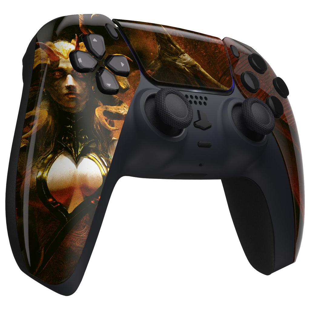 eXtremeRate Replacement Front Housing Shell with Touchpad Compatible with PS5 Controller BDM-010/020/030/040/050 - The Lilith eXtremeRate