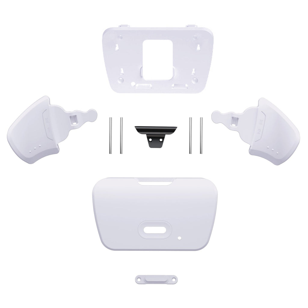 eXtremeRate Replacement Redesigned K1 K2 Back Buttons for eXtremerate RISE Remap Kit, Compatible with PS5 Controller - Solid White eXtremeRate