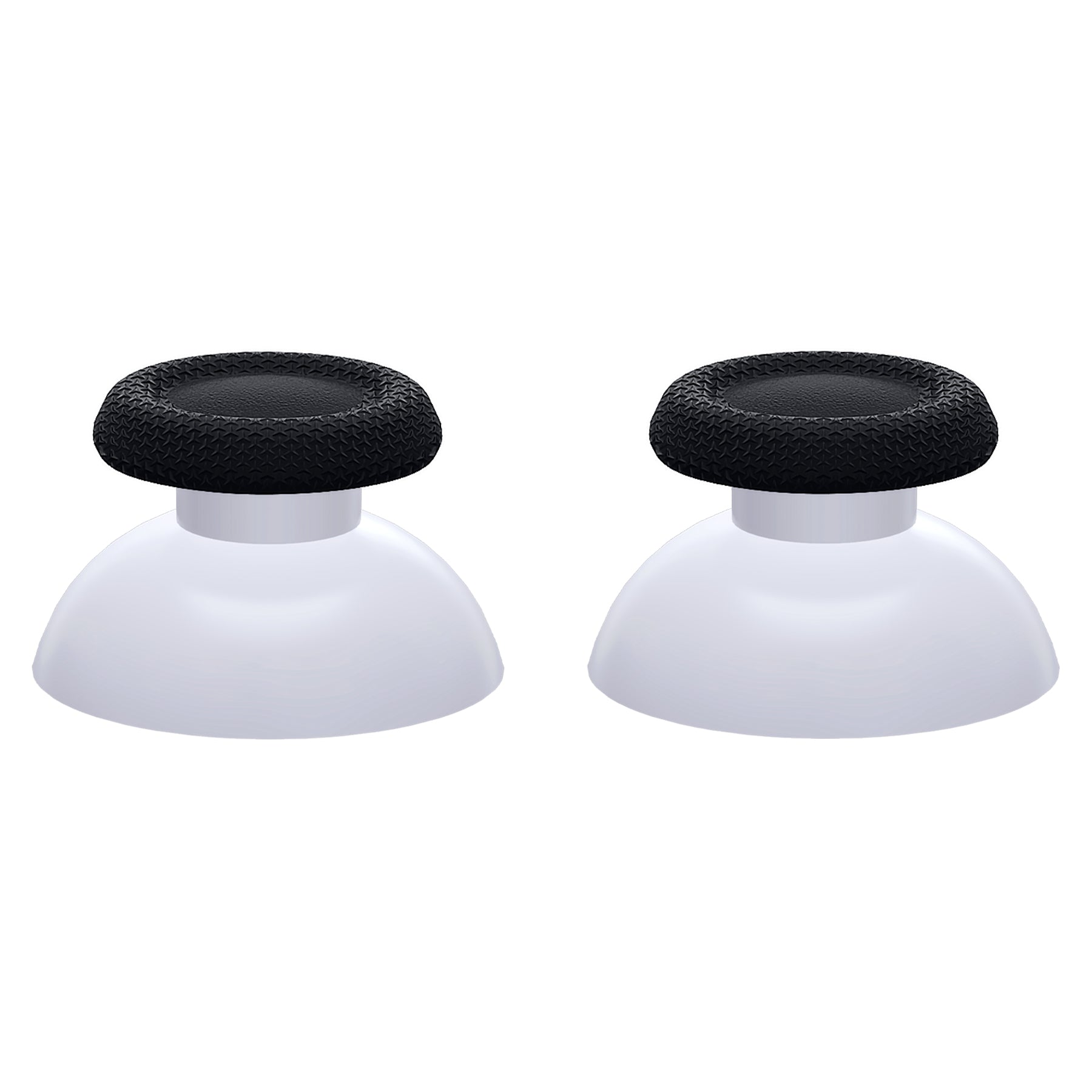 eXtremeRate Replacement Dual-Color Thumbsticks Analog Stick Joystick Compatible with PS5 & PS4 All Model Controller - Solid White & Black eXtremeRate