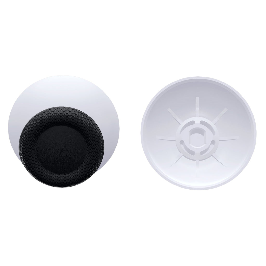 eXtremeRate Replacement Dual-Color Thumbsticks Analog Stick Joystick Compatible with PS5 & PS4 All Model Controller - Solid White & Black eXtremeRate