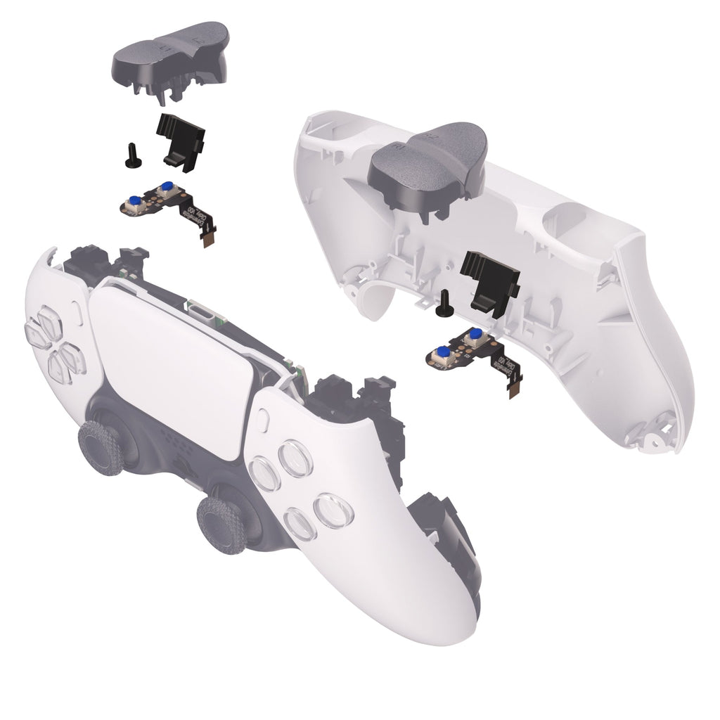 eXtremeRate Tactile Version Clicky Hair Trigger Kit for PS5 Controller Shoulder Buttons, Custom Tactile Bumper Trigger Buttons for PS5 Controller BDM-010 & BDM-020 eXtremeRate