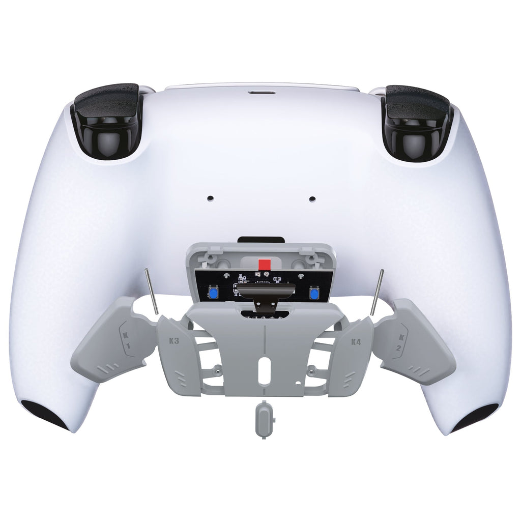 eXtremeRate Turn RISE to RISE4 Kit – Redesigned K1 K2 K3 K4 Back Buttons Housing & Remap PCB Board for eXtremeRate RISE & RISE4 Remap kit, Compatible with PS5 Controller - New Hope Gray eXtremeRate