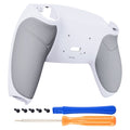 eXtremeRate Performance Grip Redesigned Back Shell for eXtremeRate RISE Remap Kit, Compatible with PS5 Controller - Rubberized Gray eXtremeRate