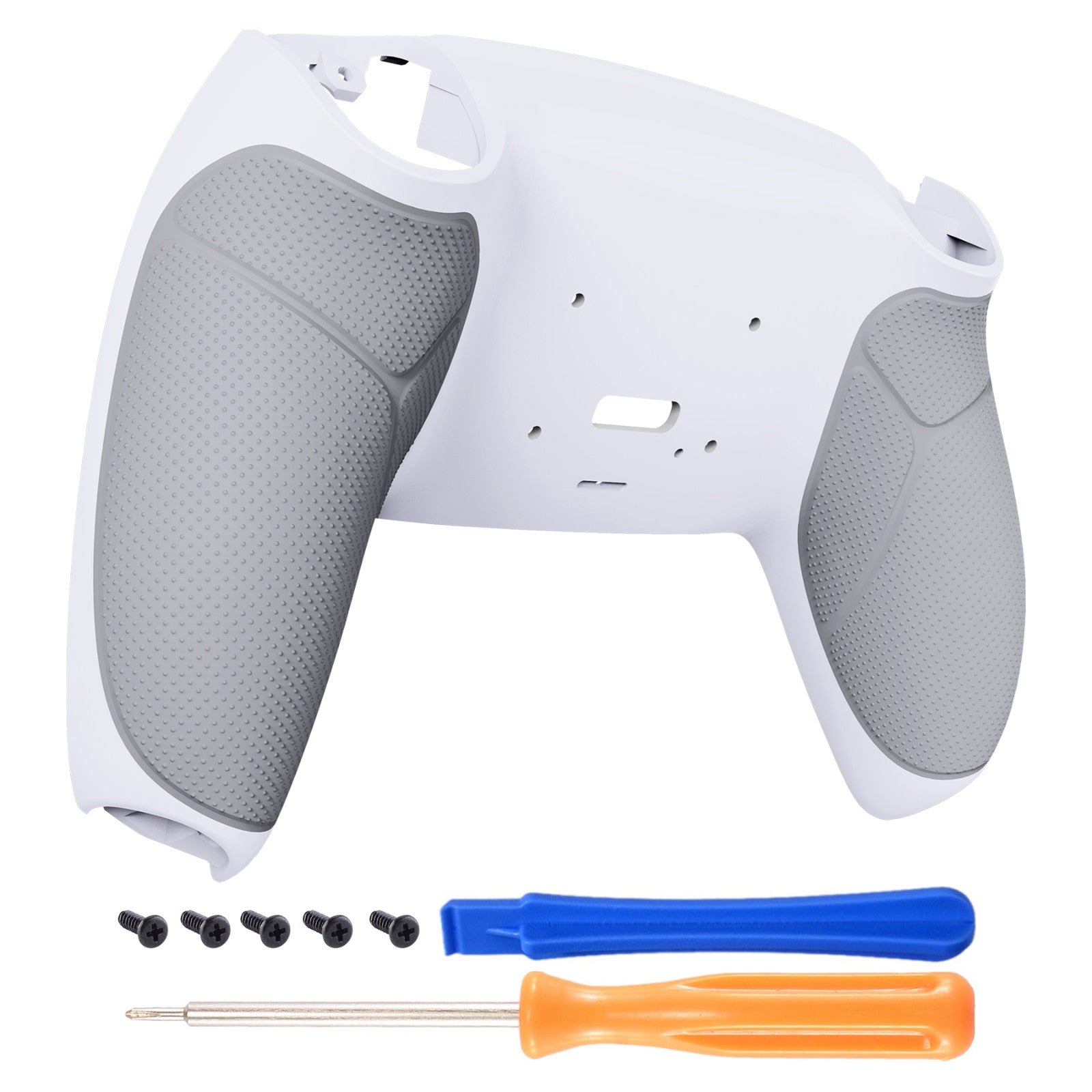 eXtremeRate Performance Grip Redesigned Back Shell for eXtremeRate RISE Remap Kit, Compatible with PS5 Controller - Rubberized Gray eXtremeRate