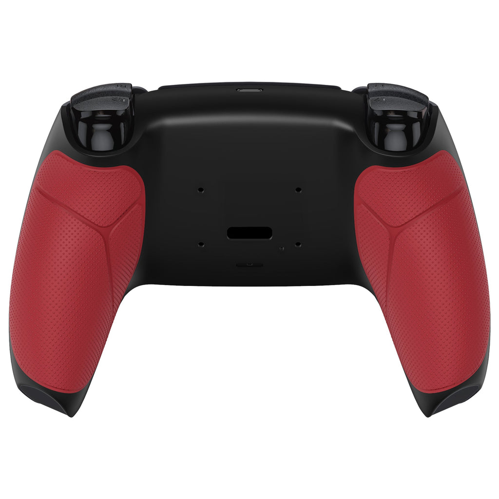 eXtremeRate Performance Grip Redesigned Back Shell for eXtremeRate RISE Remap Kit, Compatible with PS5 Controller - Rubberized Red eXtremeRate