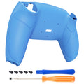 eXtremeRate Performance Grip Redesigned Back Shell for eXtremeRate RISE Remap Kit, Compatible with PS5 Controller - Rubberized Starlight Blue eXtremeRate