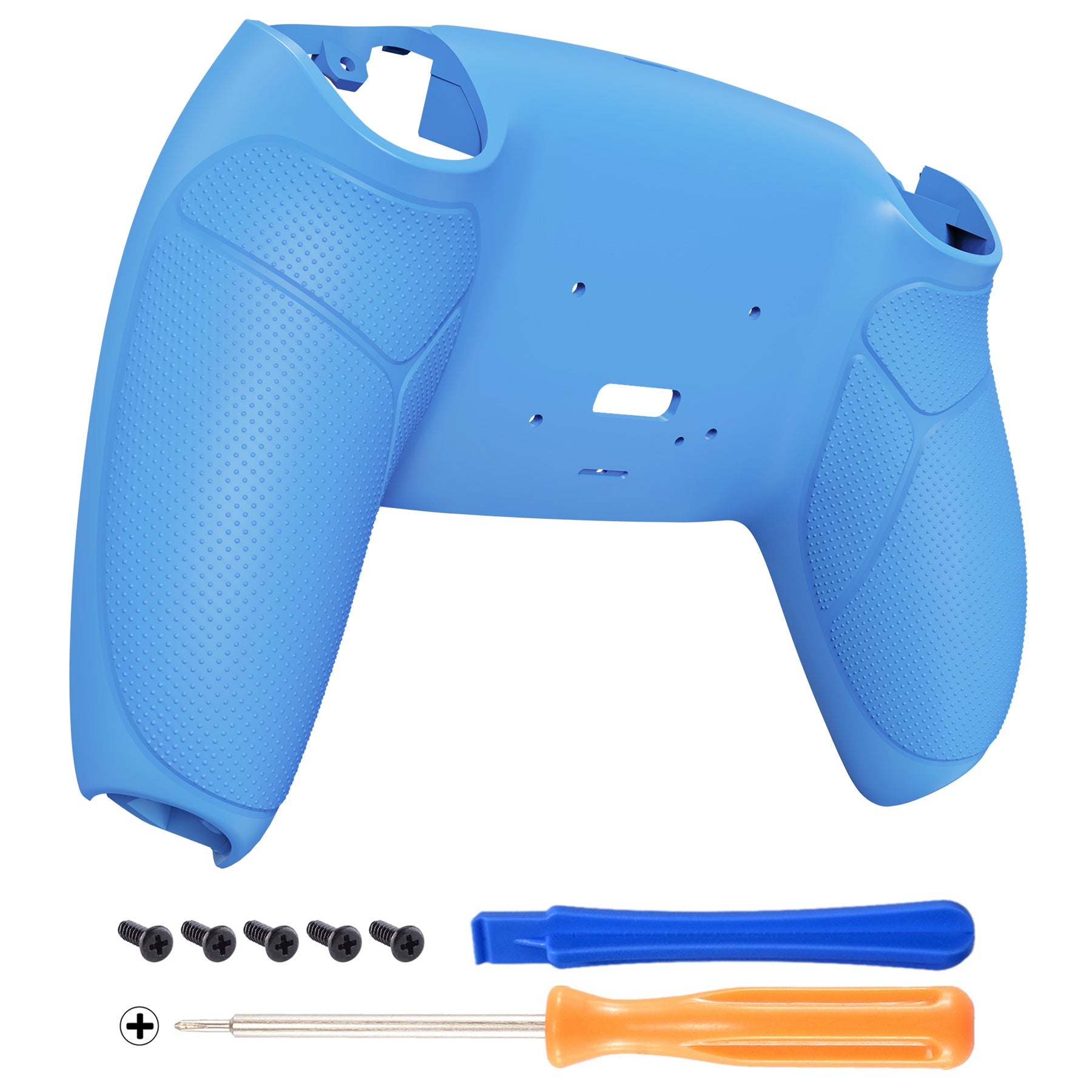 eXtremeRate Performance Grip Redesigned Back Shell for eXtremeRate RISE Remap Kit, Compatible with PS5 Controller - Rubberized Starlight Blue eXtremeRate