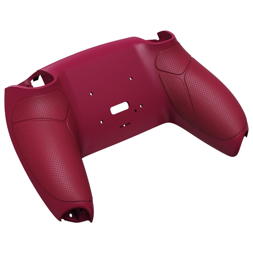 eXtremeRate Performance Grip Redesigned Back Shell for eXtremeRate RISE Remap Kit, Compatible with PS5 Controller - Rubberized Cosmic Red eXtremeRate
