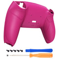 eXtremeRate Performance Grip Redesigned Back Shell for eXtremeRate RISE Remap Kit, Compatible with PS5 Controller - Rubberized Nova Pink eXtremeRate