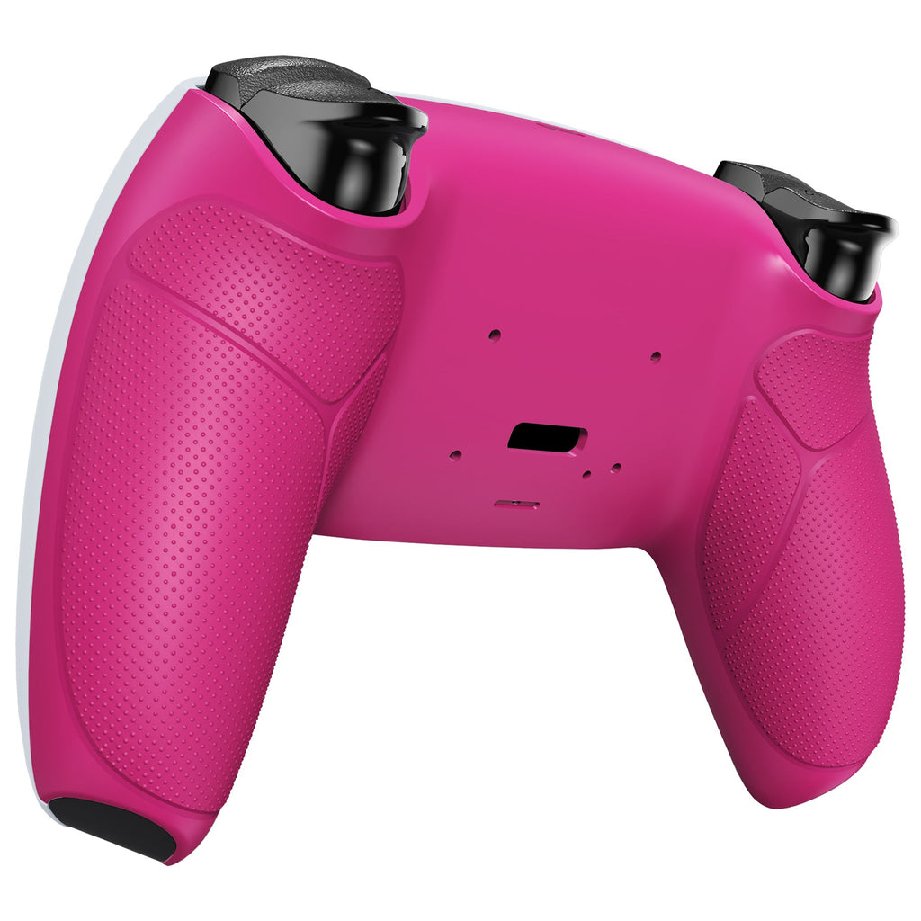 eXtremeRate Performance Grip Redesigned Back Shell for eXtremeRate RISE Remap Kit, Compatible with PS5 Controller - Rubberized Nova Pink eXtremeRate