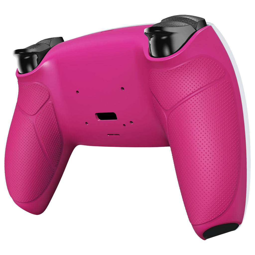eXtremeRate Performance Grip Redesigned Back Shell for eXtremeRate RISE Remap Kit, Compatible with PS5 Controller - Rubberized Nova Pink eXtremeRate