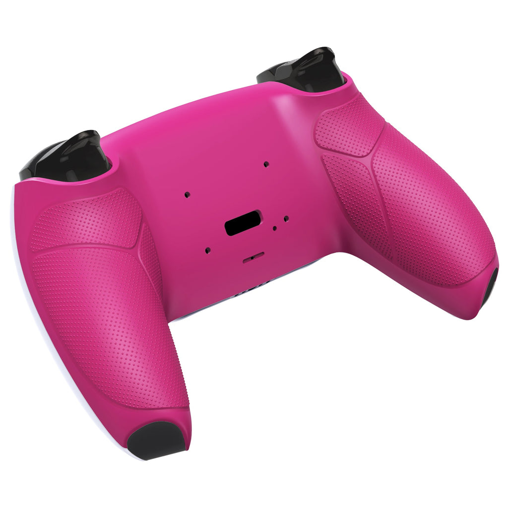 eXtremeRate Performance Grip Redesigned Back Shell for eXtremeRate RISE Remap Kit, Compatible with PS5 Controller - Rubberized Nova Pink eXtremeRate