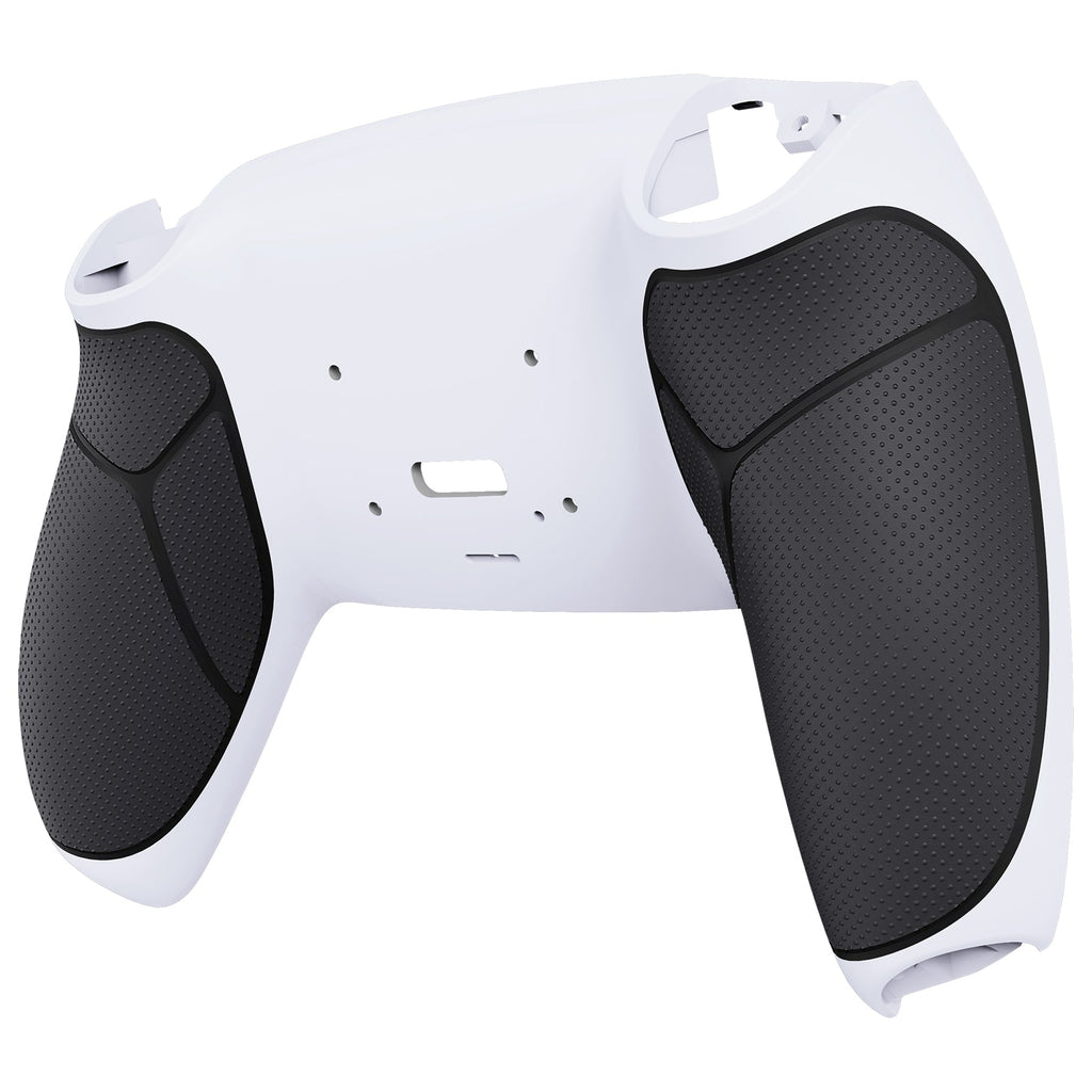 eXtremeRate Performance Grip Redesigned Back Shell for eXtremeRate RISE Remap Kit, Compatible with PS5 Controller - Rubberized Black White eXtremeRate