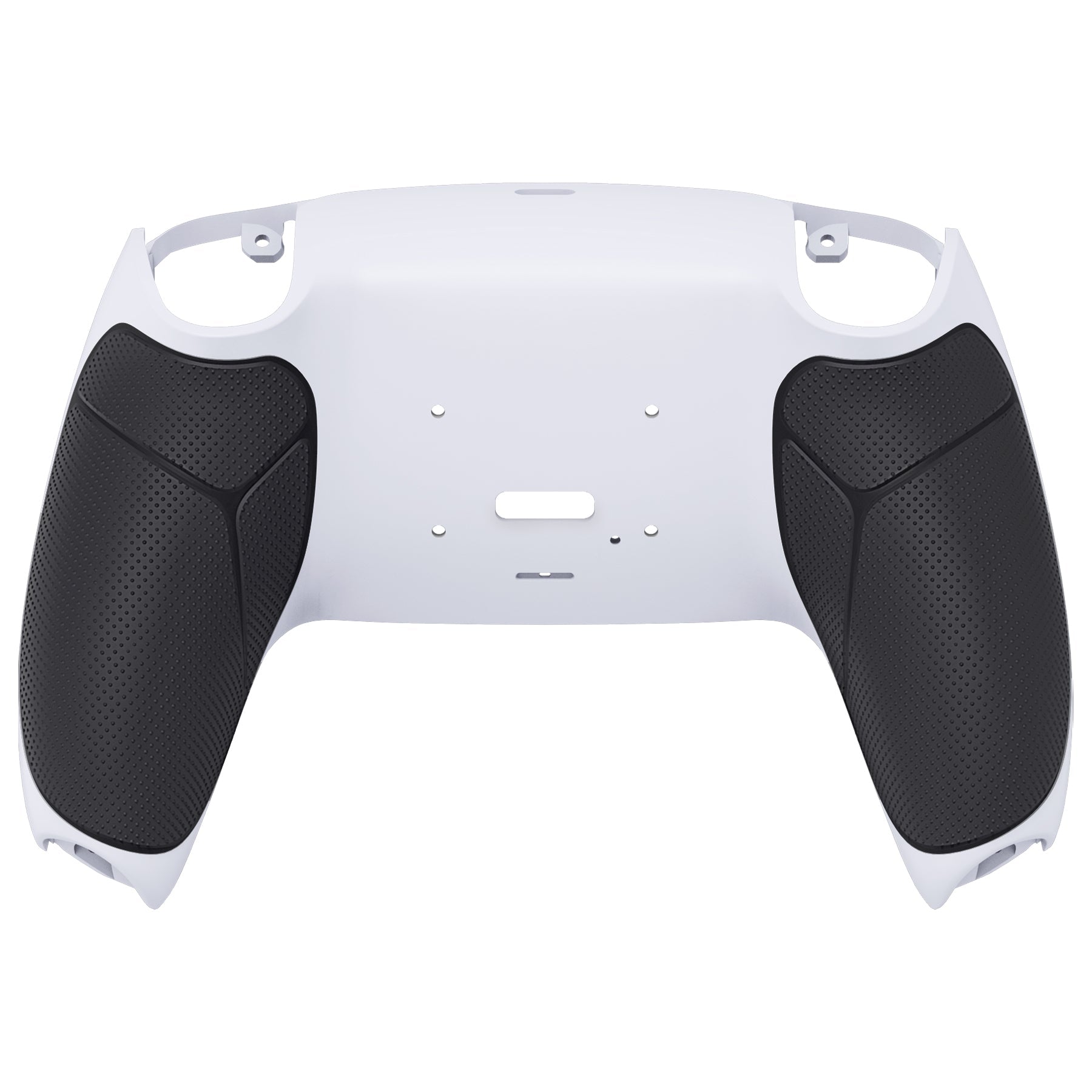 eXtremeRate Performance Grip Redesigned Back Shell for eXtremeRate RISE Remap Kit, Compatible with PS5 Controller - Rubberized Black White eXtremeRate