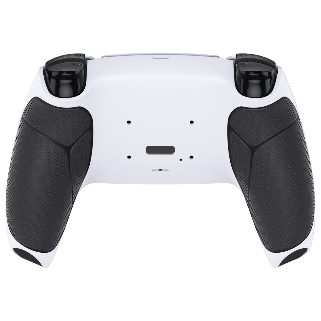 eXtremeRate Performance Grip Redesigned Back Shell for eXtremeRate RISE Remap Kit, Compatible with PS5 Controller - Rubberized Black White eXtremeRate