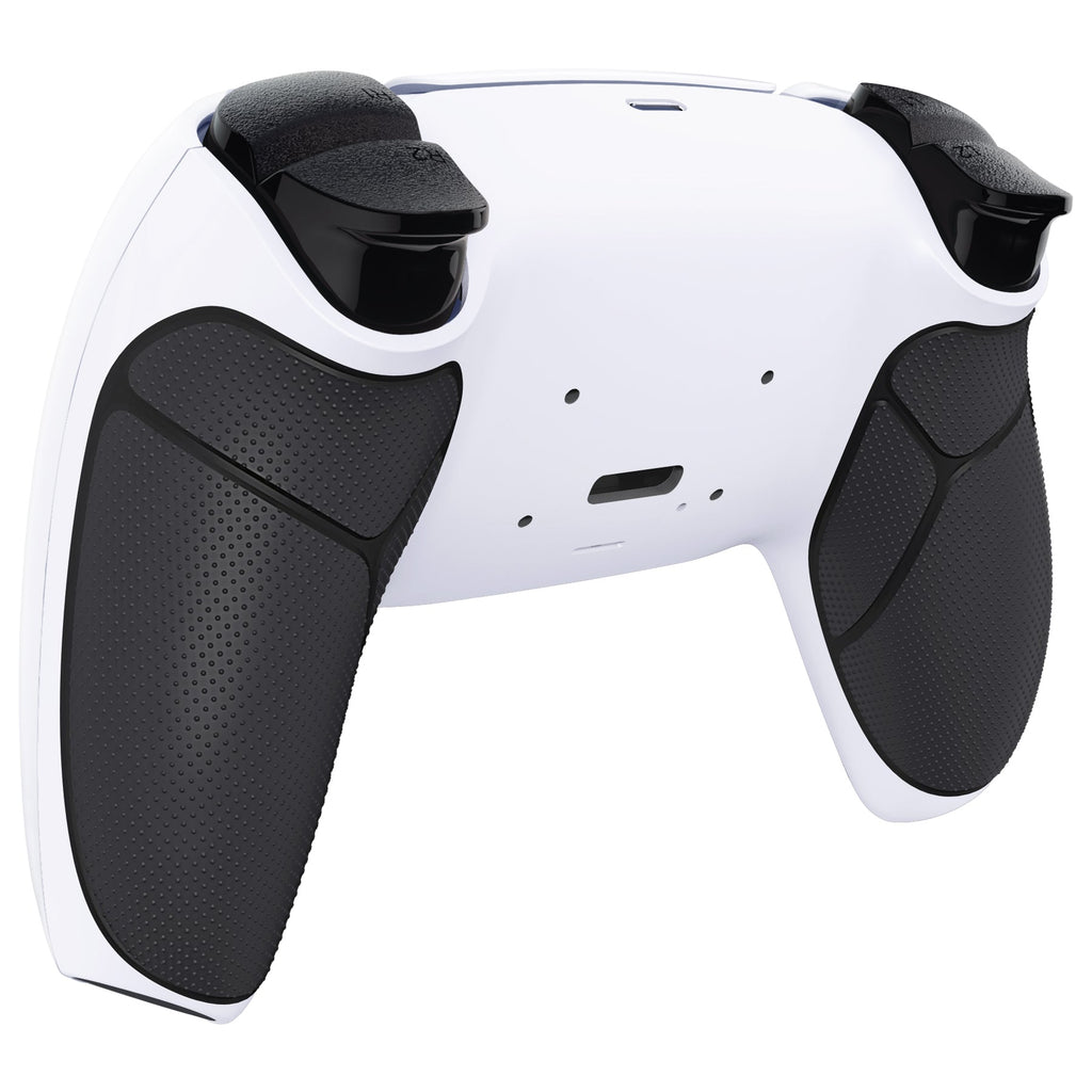 eXtremeRate Performance Grip Redesigned Back Shell for eXtremeRate RISE Remap Kit, Compatible with PS5 Controller - Rubberized Black White eXtremeRate