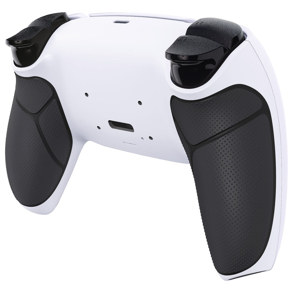 eXtremeRate Performance Grip Redesigned Back Shell for eXtremeRate RISE Remap Kit, Compatible with PS5 Controller - Rubberized Black White eXtremeRate