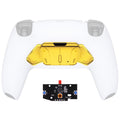 eXtremeRate Turn RISE to RISE4 Kit – Redesigned K1 K2 K3 K4 Back Buttons Housing & Remap PCB Board for eXtremeRate RISE & RISE4 Remap kit, Compatible with PS5 Controller - Chrome Gold eXtremeRate