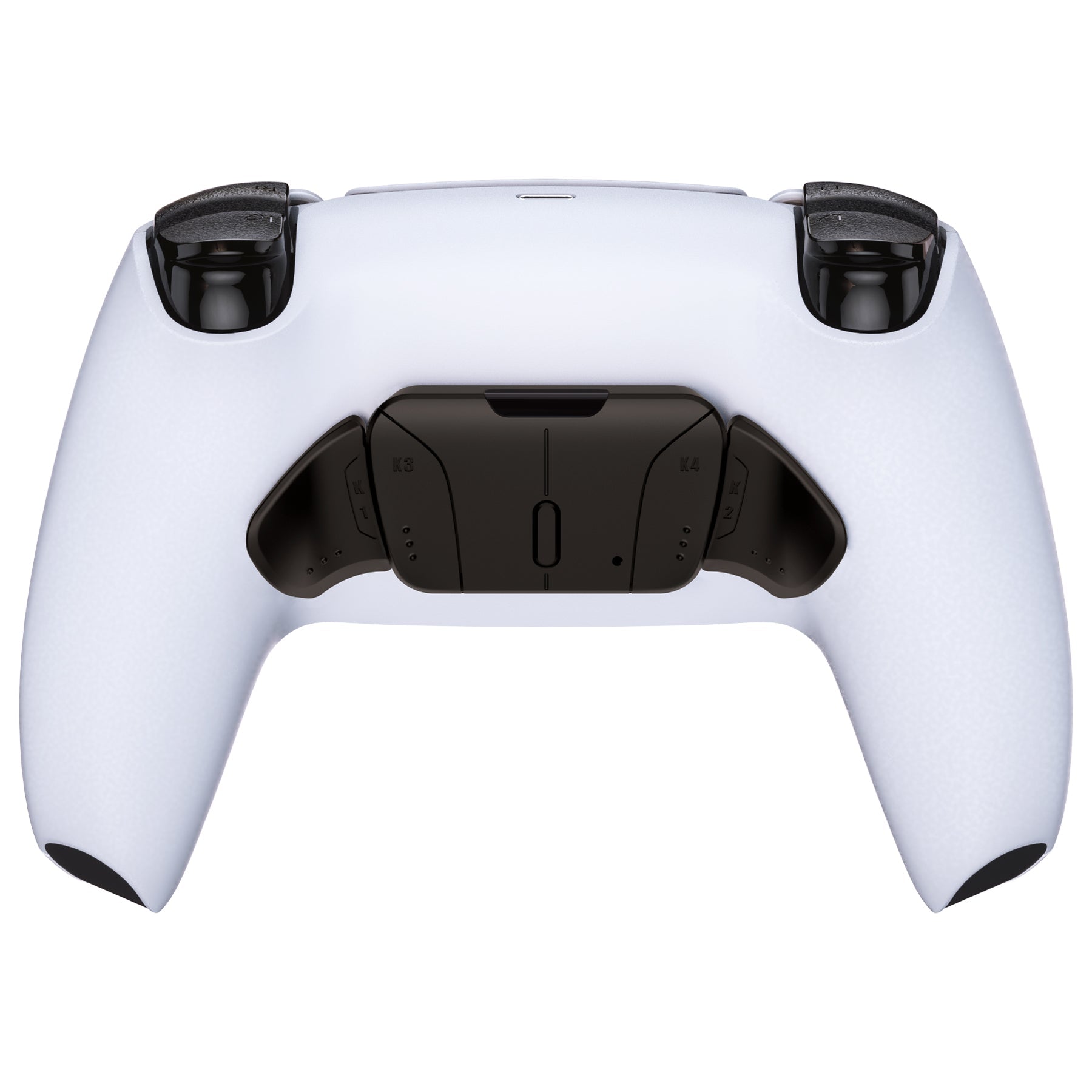 eXtremeRate Turn RISE & RISE4 to RISE4 RMB Kit – Real Metal Buttons (RMB) Version K1 K2 K3 K4 Back Buttons Housing & Remap PCB Board for eXtremeRate RISE & RISE4 Remap kit, Compatible with PS5 Controller - Black eXtremeRate