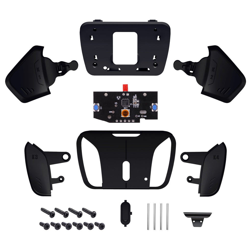 eXtremeRate Turn RISE to RISE4 Kit – Redesigned K1 K2 K3 K4 Back Buttons Housing & Remap PCB Board for eXtremeRate RISE & RISE4 Remap kit, Compatible with PS5 Controller - Black eXtremeRate