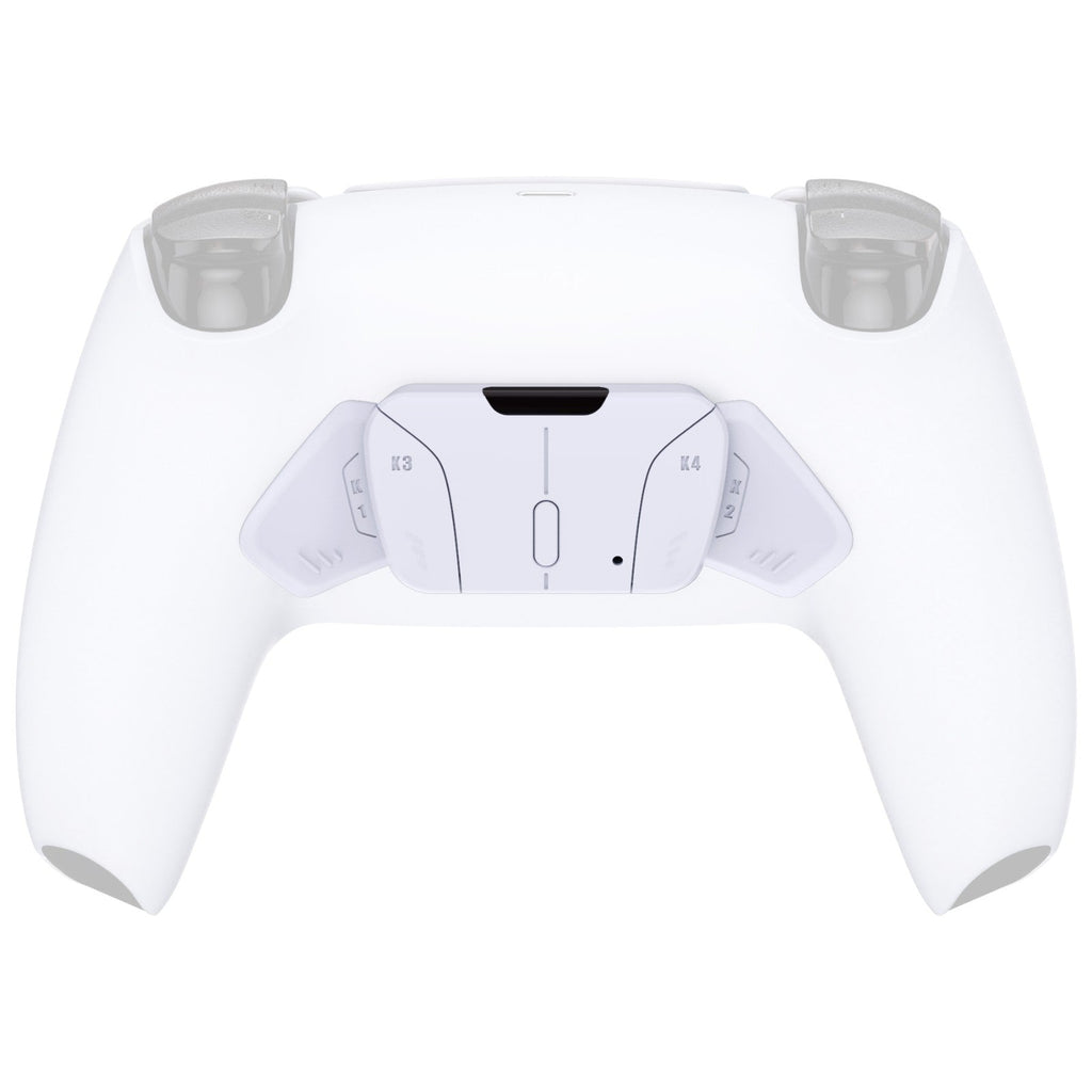eXtremeRate Turn RISE to RISE4 Kit – Redesigned K1 K2 K3 K4 Back Buttons Housing & Remap PCB Board for eXtremeRate RISE & RISE4 Remap kit, Compatible with PS5 Controller - White eXtremeRate