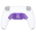 eXtremeRate Replacement Redesigned K1 K2 K3 K4 Back Buttons Housing Shell for eXtremeRate RISE4 Remap Kit, Compatible with PS5 Controller - Clear Atomic Purple eXtremeRate