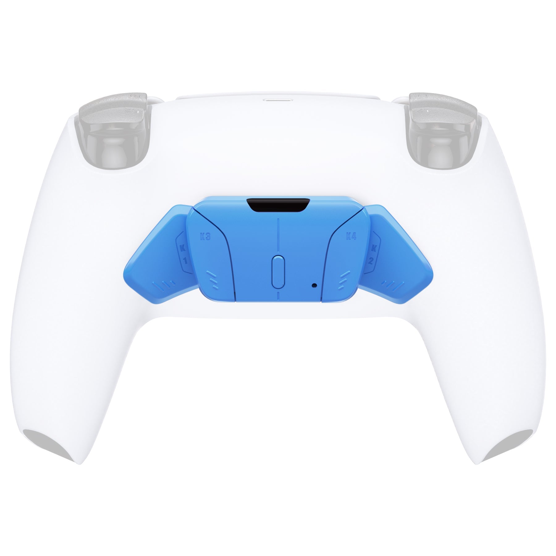 eXtremeRate Replacement Redesigned K1 K2 K3 K4 Back Buttons Housing Shell for eXtremeRate RISE4 Remap Kit, Compatible with PS5 Controller - Starlight Blue eXtremeRate