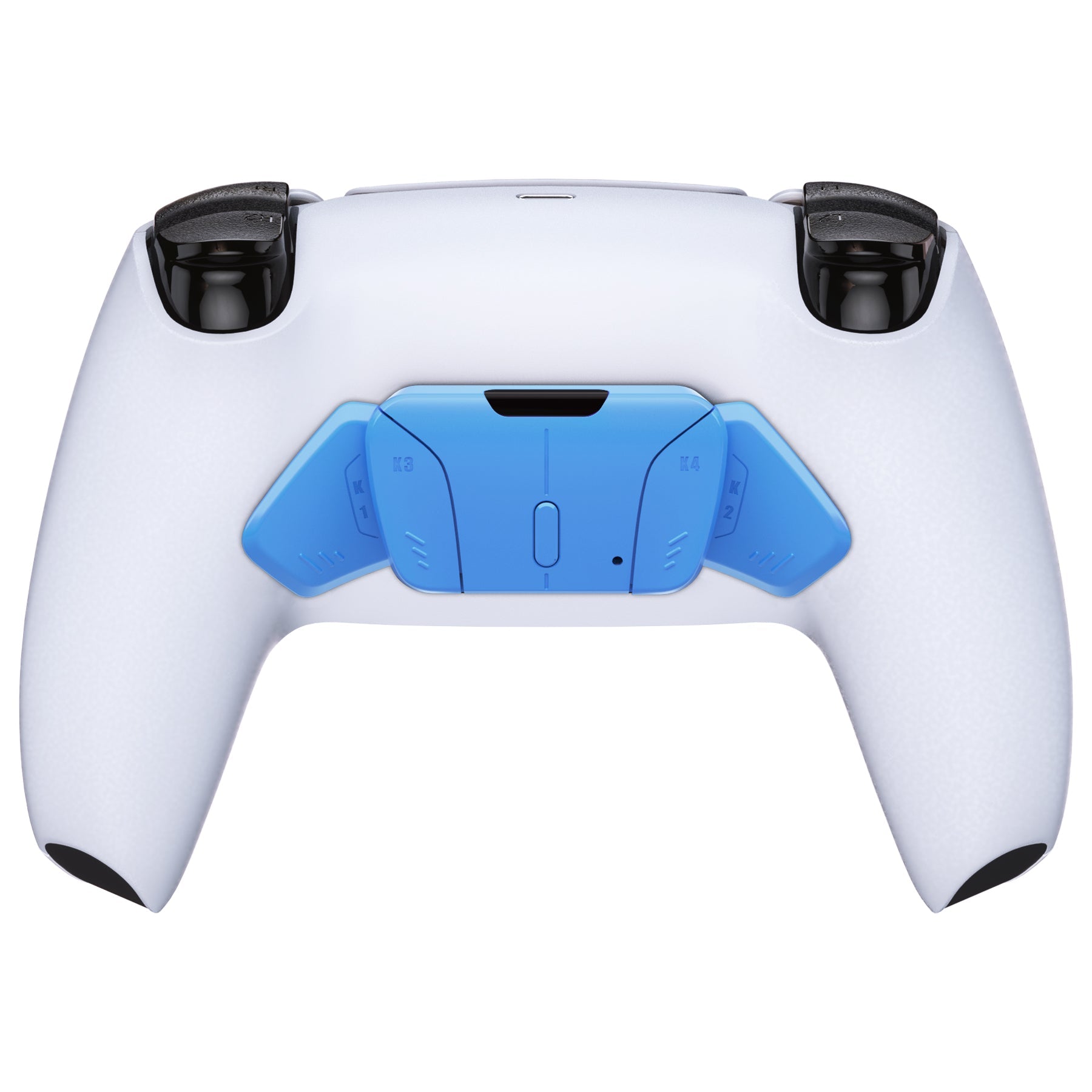 eXtremeRate Replacement Redesigned K1 K2 K3 K4 Back Buttons Housing Shell for eXtremeRate RISE4 Remap Kit, Compatible with PS5 Controller - Starlight Blue eXtremeRate